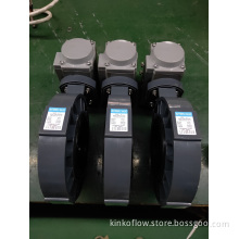 Pneumatic UPVC butterfly valve